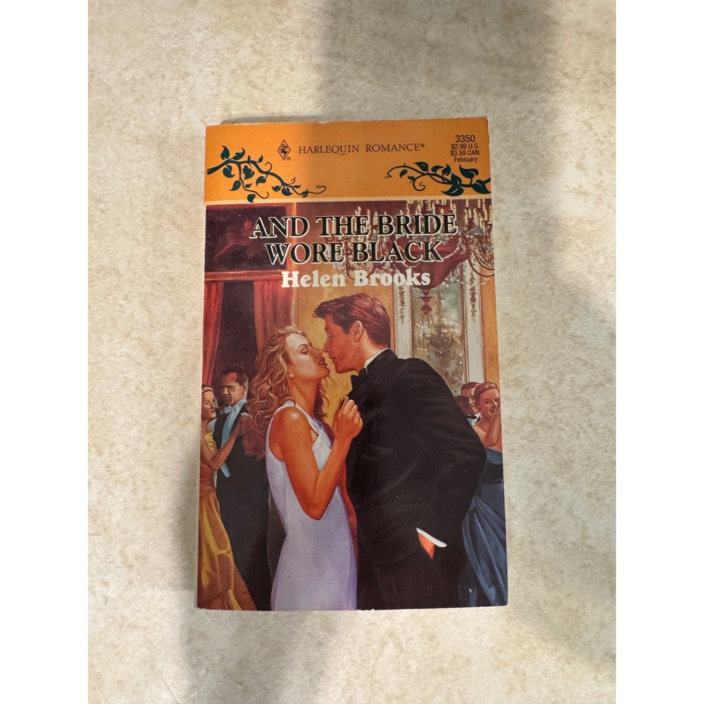 And the Bride‎ Wore Black Helen Brooks Harlequin Romance 3350 Vintage 1995 Book